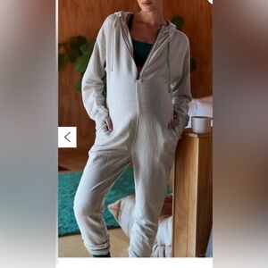 FP Movement x Hatch Warm Up Jumpsuit - Heather Grey, Size S, NWT